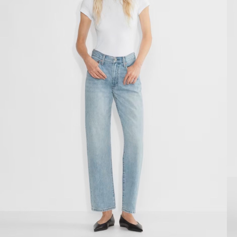 Denim Forum 90s Marlo Hi-Rise Baggy Jeans